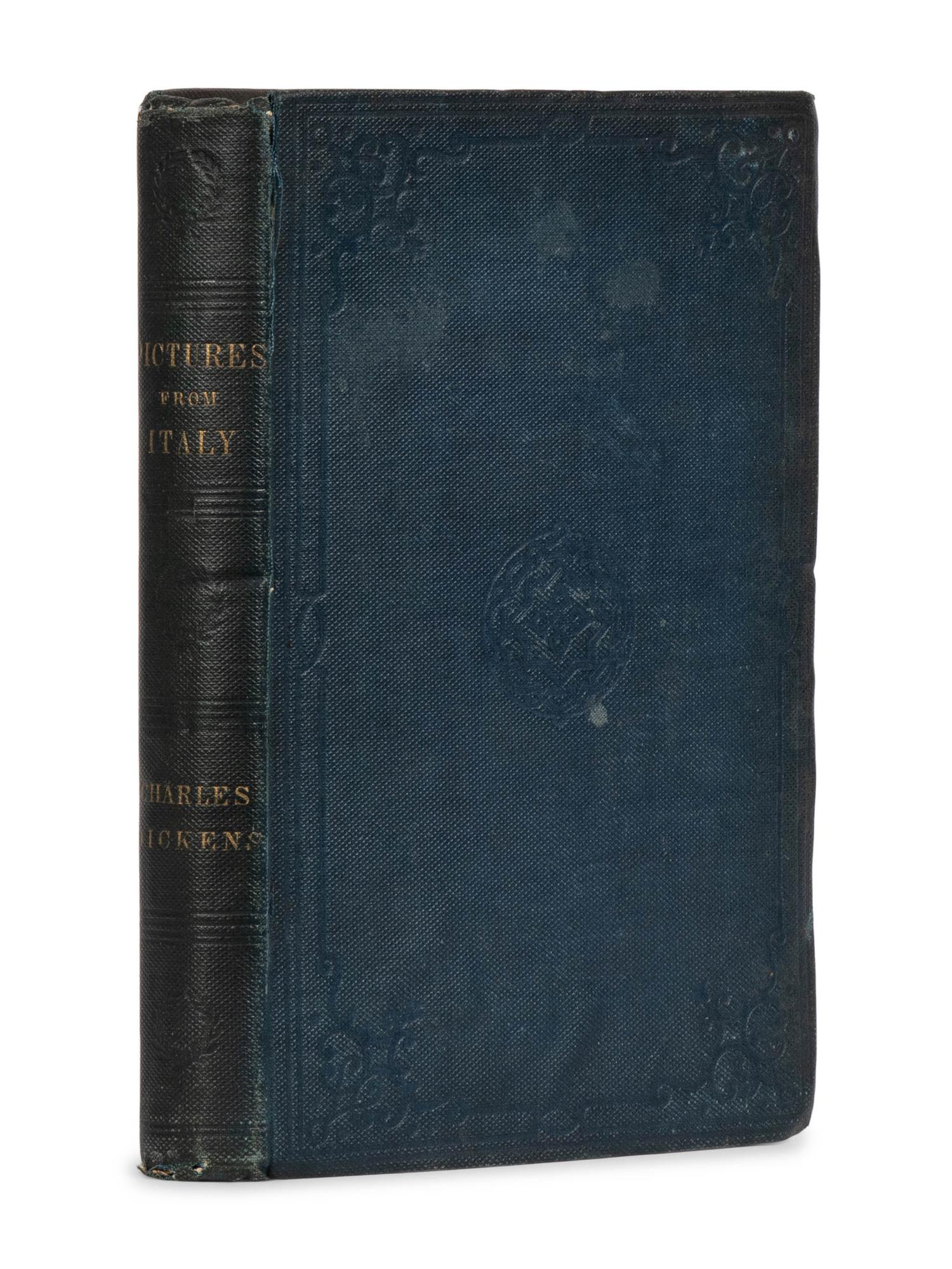 DICKENS, Charles (1812-1870). Pictures From Italy . London: Bradbury & Evans for the Author, 1846.