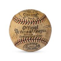 A 1927 Philadelphia Phillies Team Signed Autograph Baseball (Beckett Authentication Services)