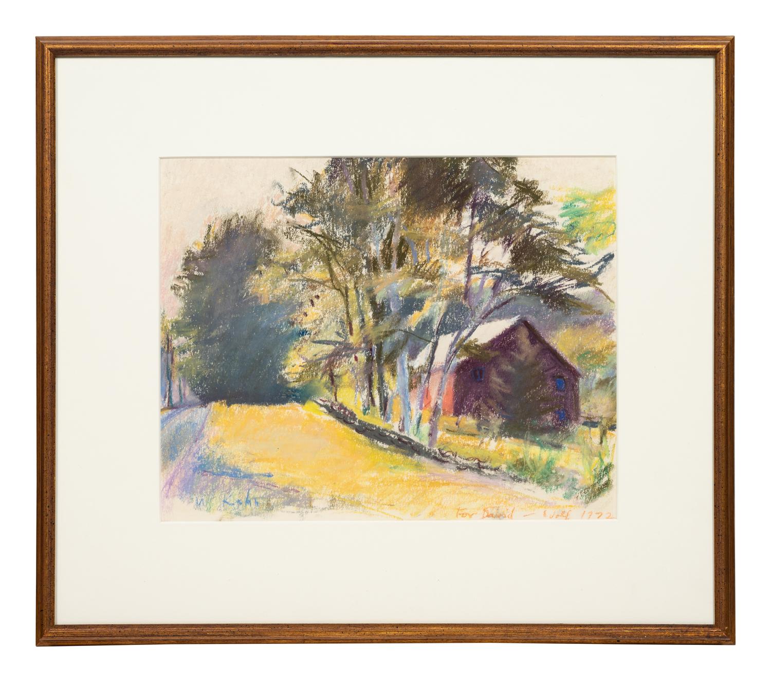 Scene with Barn