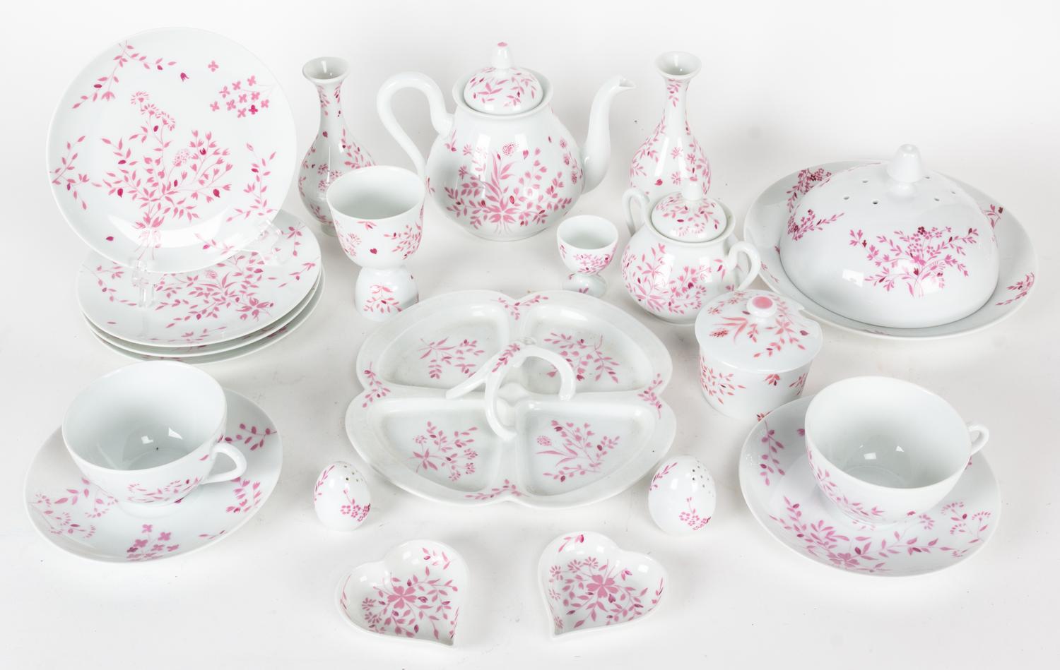 A Limoges D. Porthault Porcelain Breakfast Service