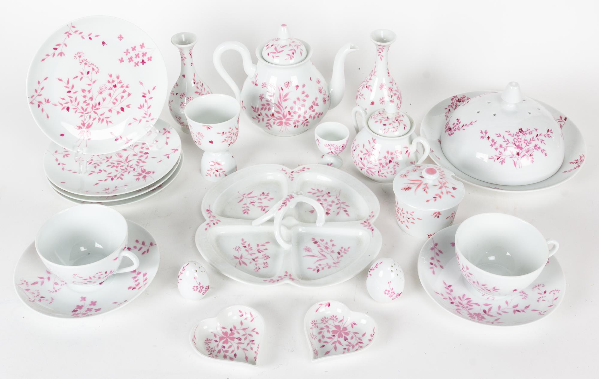 A Limoges D. Porthault Porcelain Breakfast Service