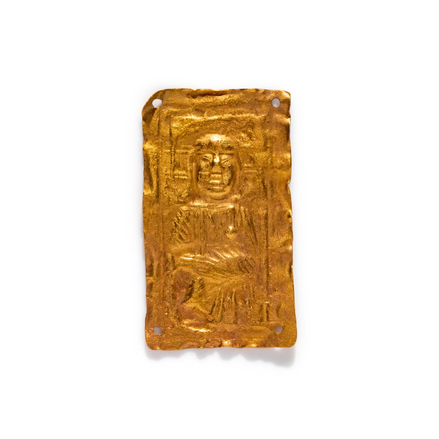 A Byzantine Gold Plaque with Christ Pantocrator