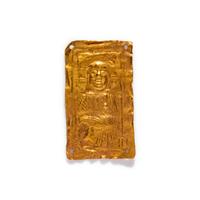 A Byzantine Gold Plaque with Christ Pantocrator