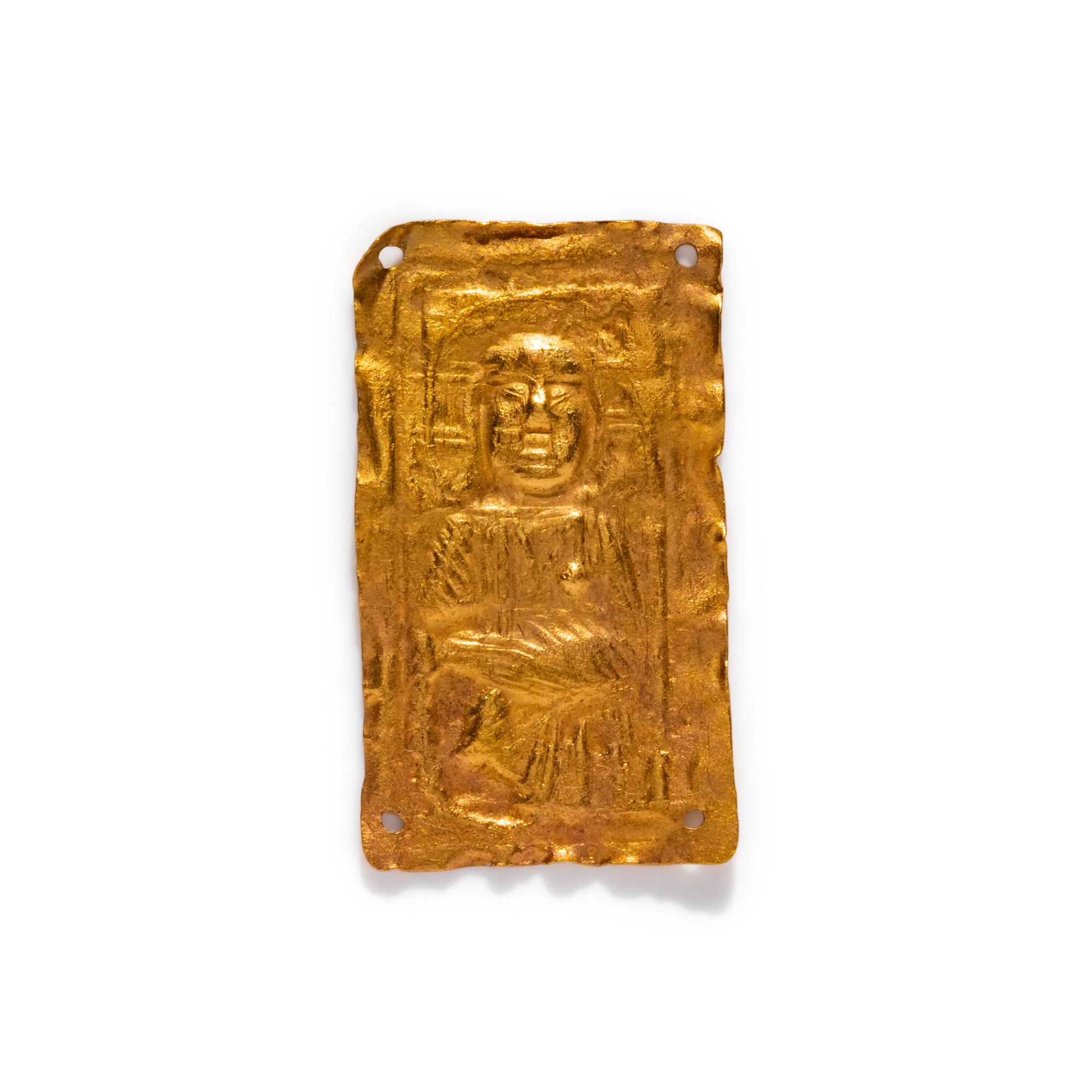 A Byzantine Gold Plaque with Christ Pantocrator