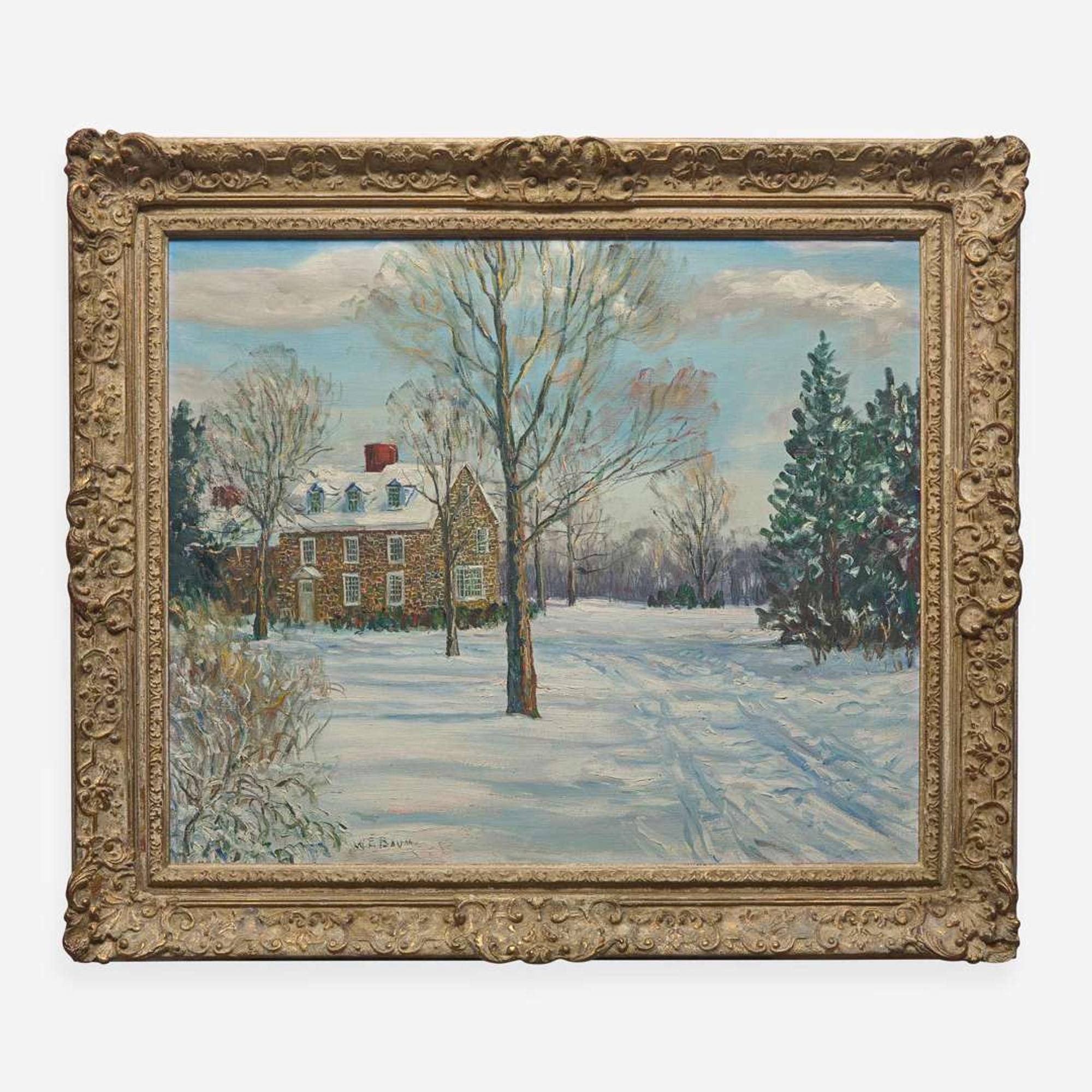 Walter Emerson Baum (American, 1884–1956) Stone House in Wilmington, Delaware