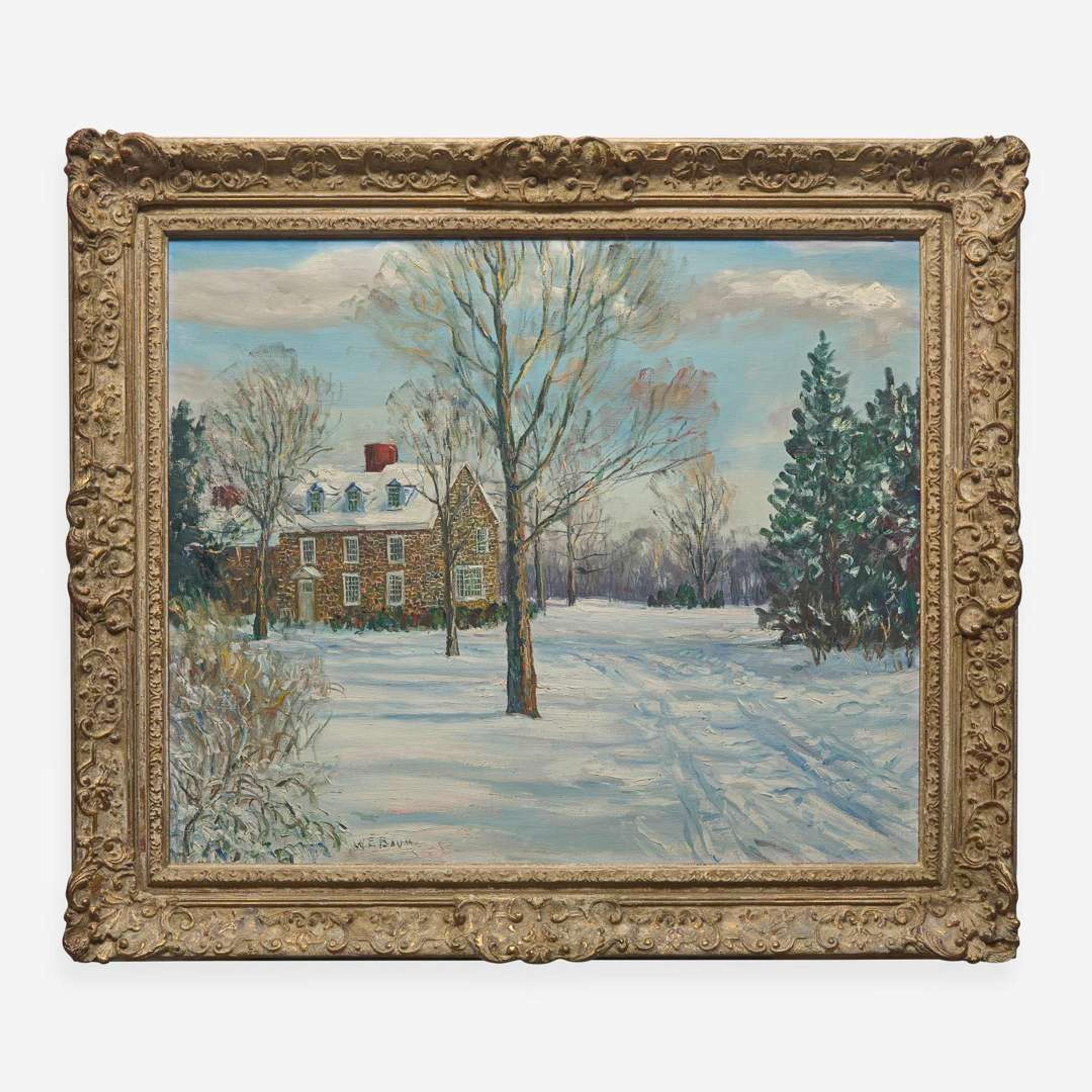 Walter Emerson Baum (American, 1884–1956) Stone House in Wilmington, Delaware
