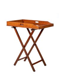 A Georgian Style Butler's Tray on Stand