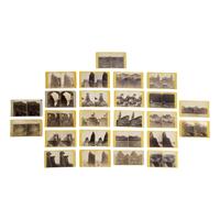 Haynes, F. Jay (1853-1921). A group of 25 stereoviews of the Badlands and Upper Missouri River.