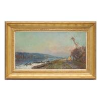 Albert Lebourg (French, 1849-1928) — La Seine à Saint Cloud , 1890