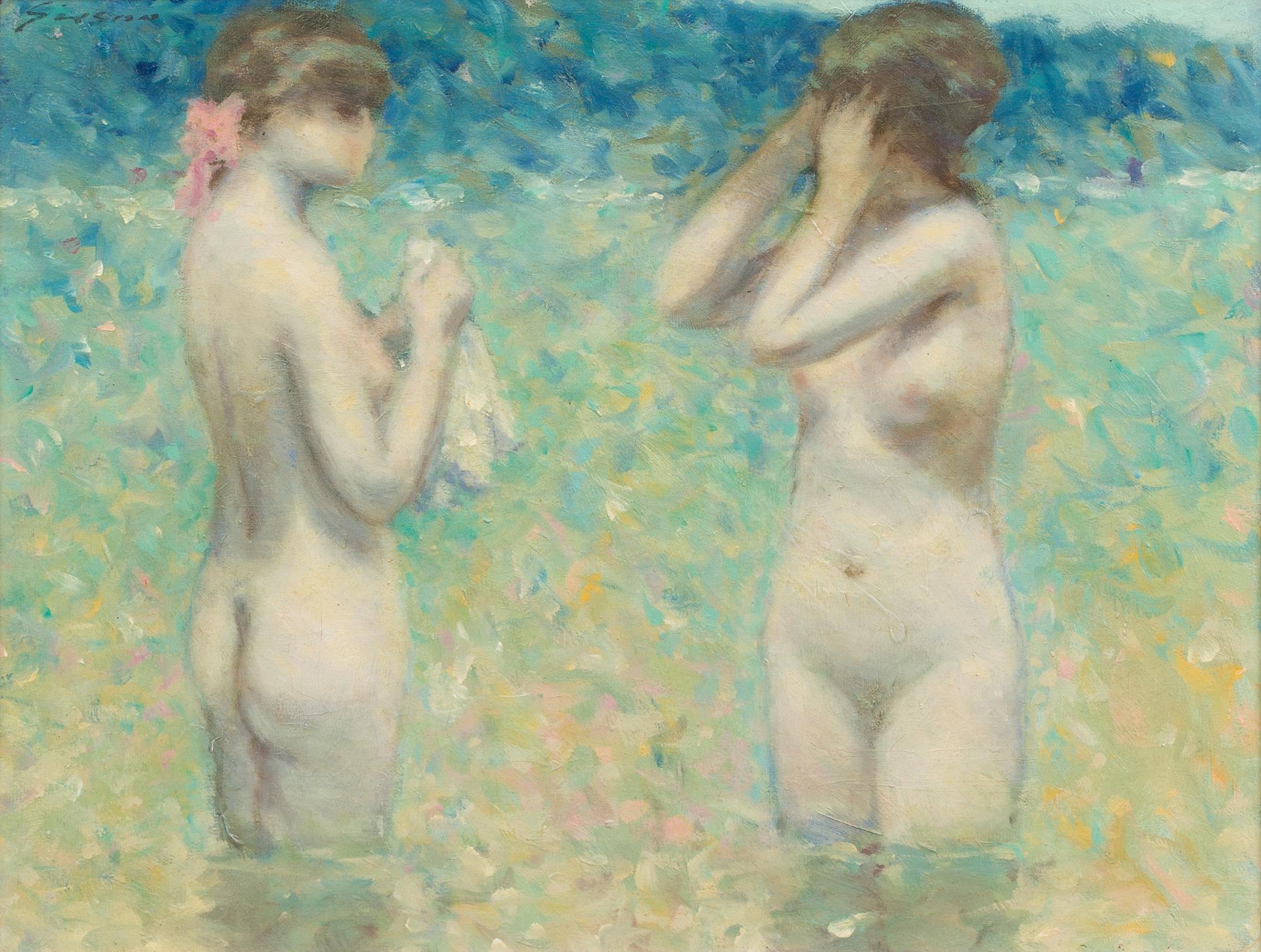 Andre Gisson, (American, 1921–2003), Two Nudes
