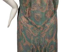 Three Flapper Items: Two Dresses, One Cape, 1920-30s