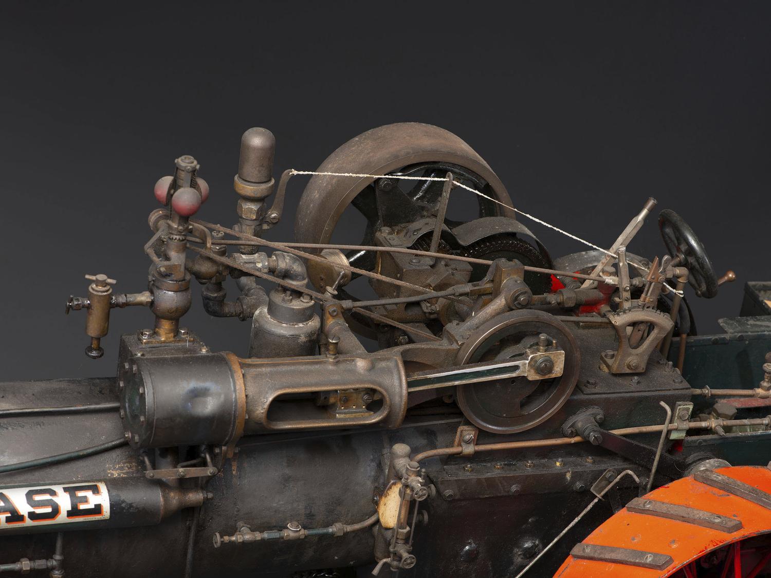 A Case Scale Model Steam Tractor