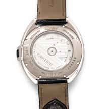 CARTIER, 18K WHITE GOLD AND DIAMOND REF. HP101017 'CLÉ DE CARTIER PANTHER DECOR' WRISTWATCH