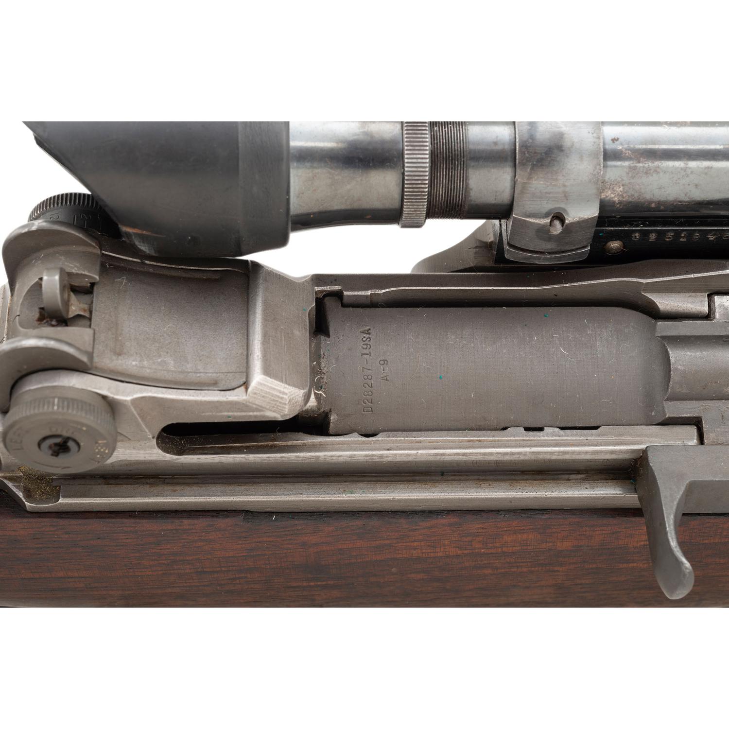 **Springfield Armory M1C Garand Sniper Rifle Rebuilt 1953 with M82 Scope
