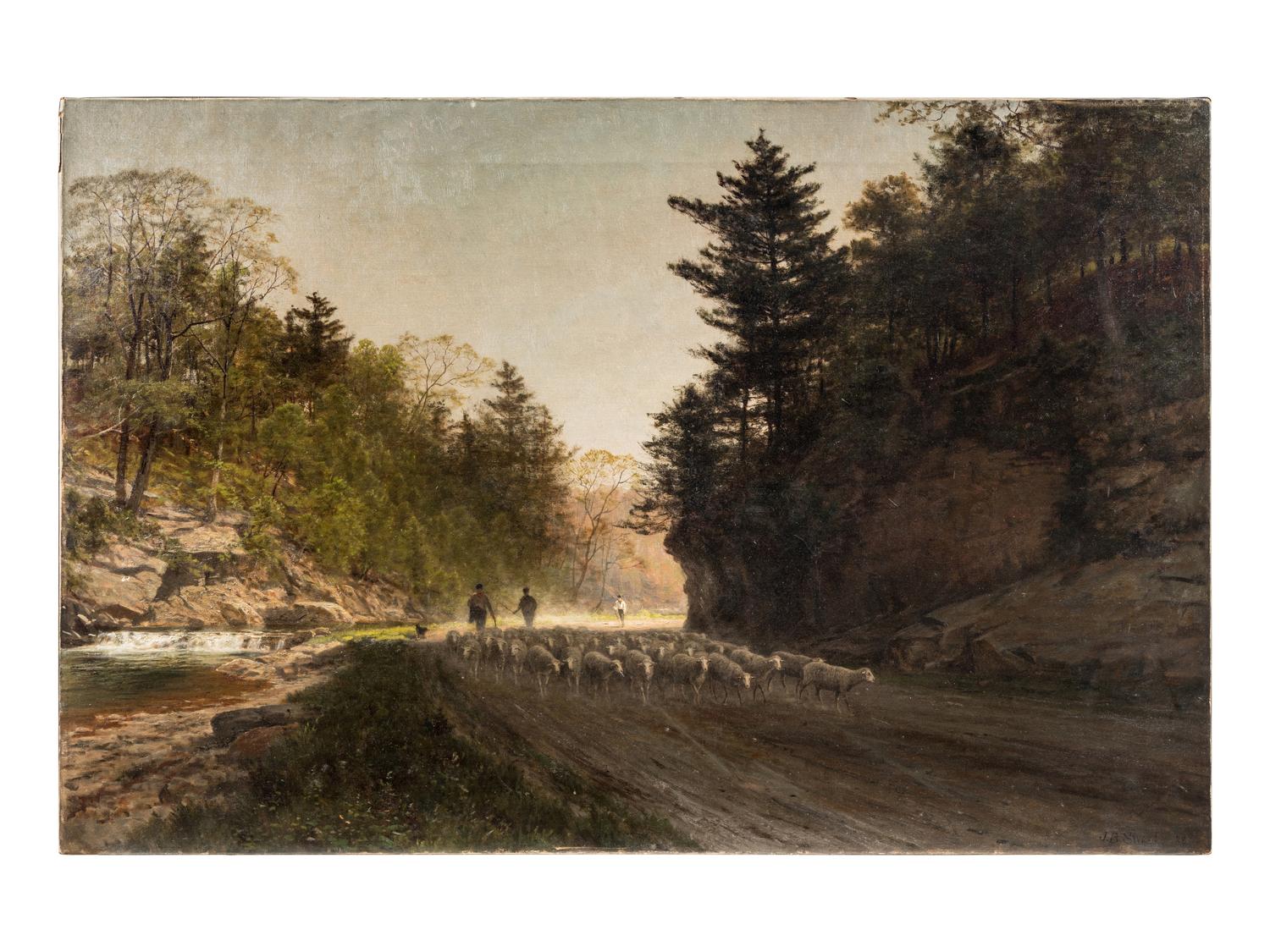 Sheepherders Along the Path