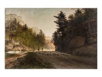 Sheepherders Along the Path