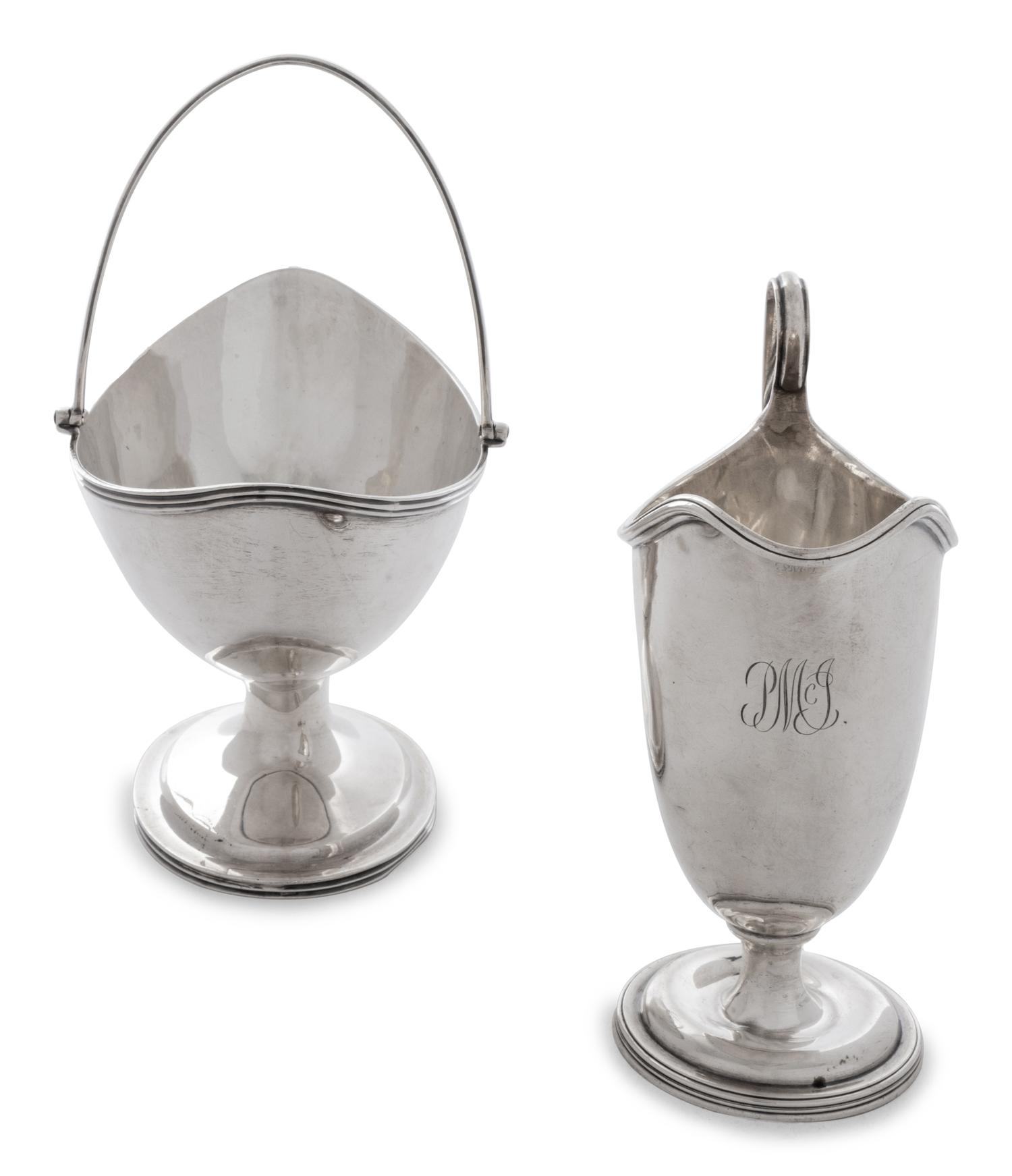 A Group of Victorian and Edwardian Silver Table Articles
