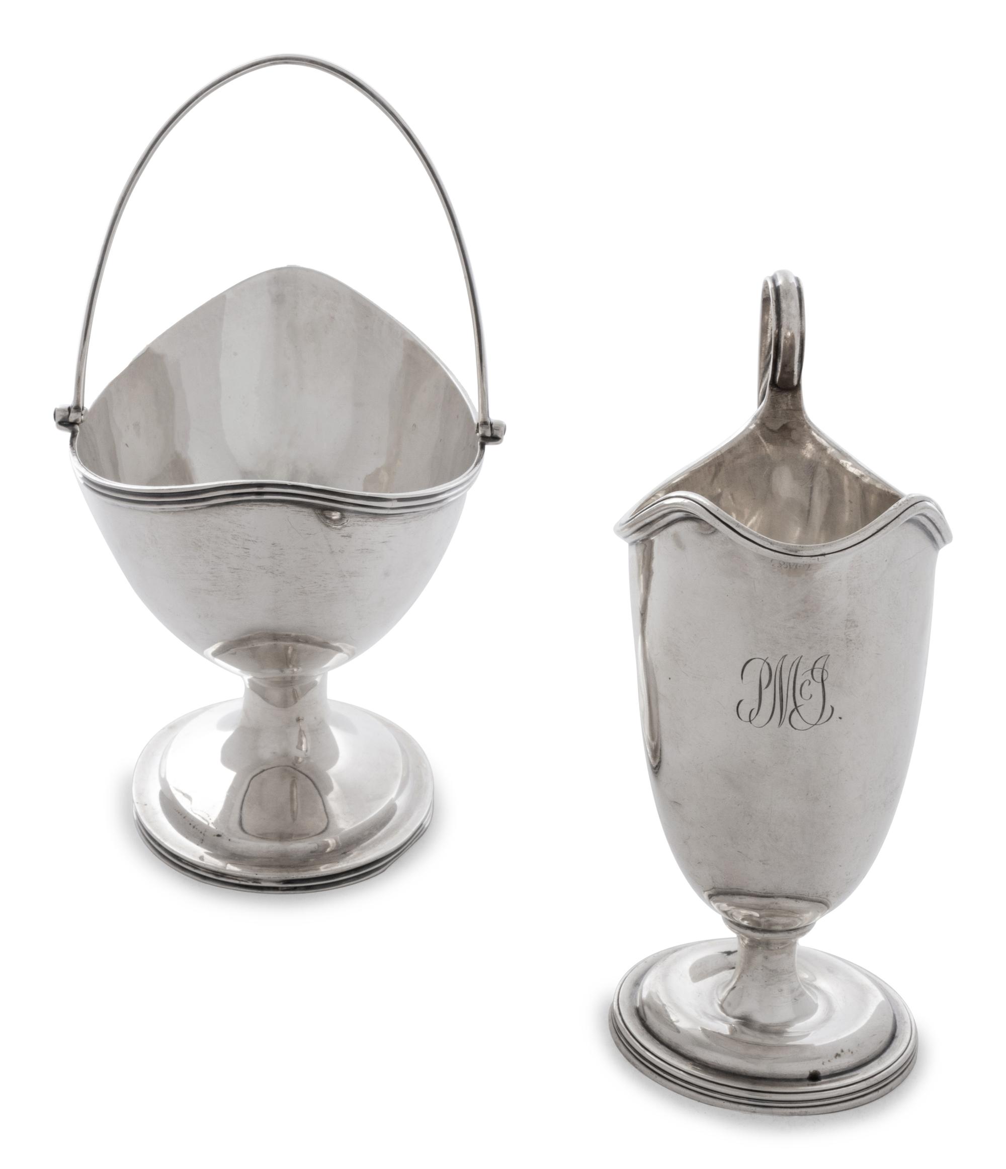A Group of Victorian and Edwardian Silver Table Articles
