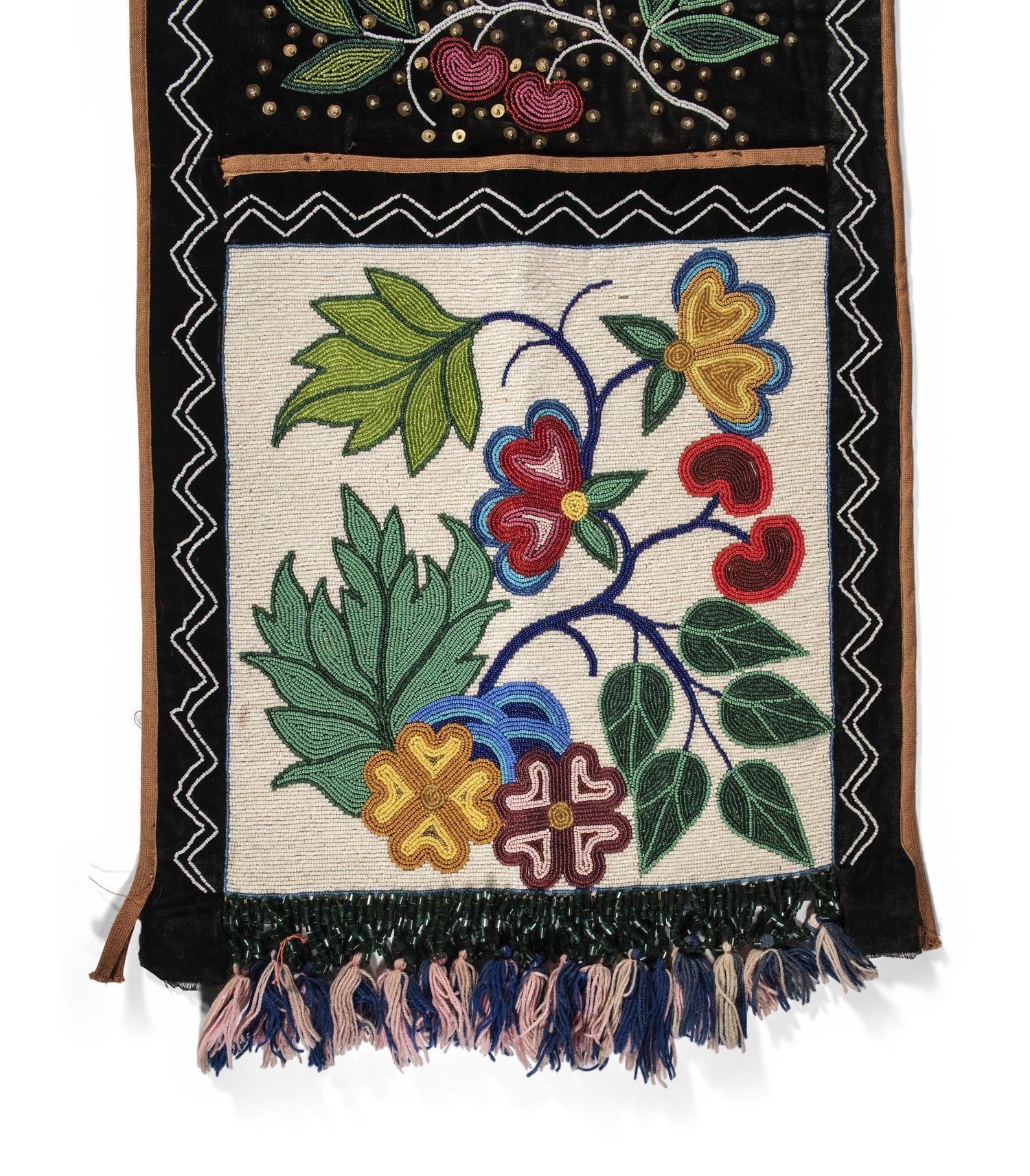 Anishinaabe Beaded Bandolier Bag