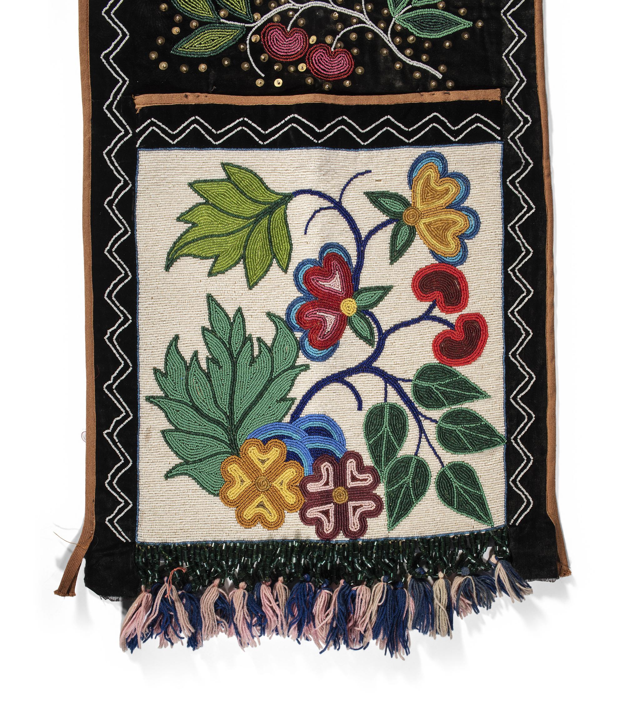 Anishinaabe Beaded Bandolier Bag