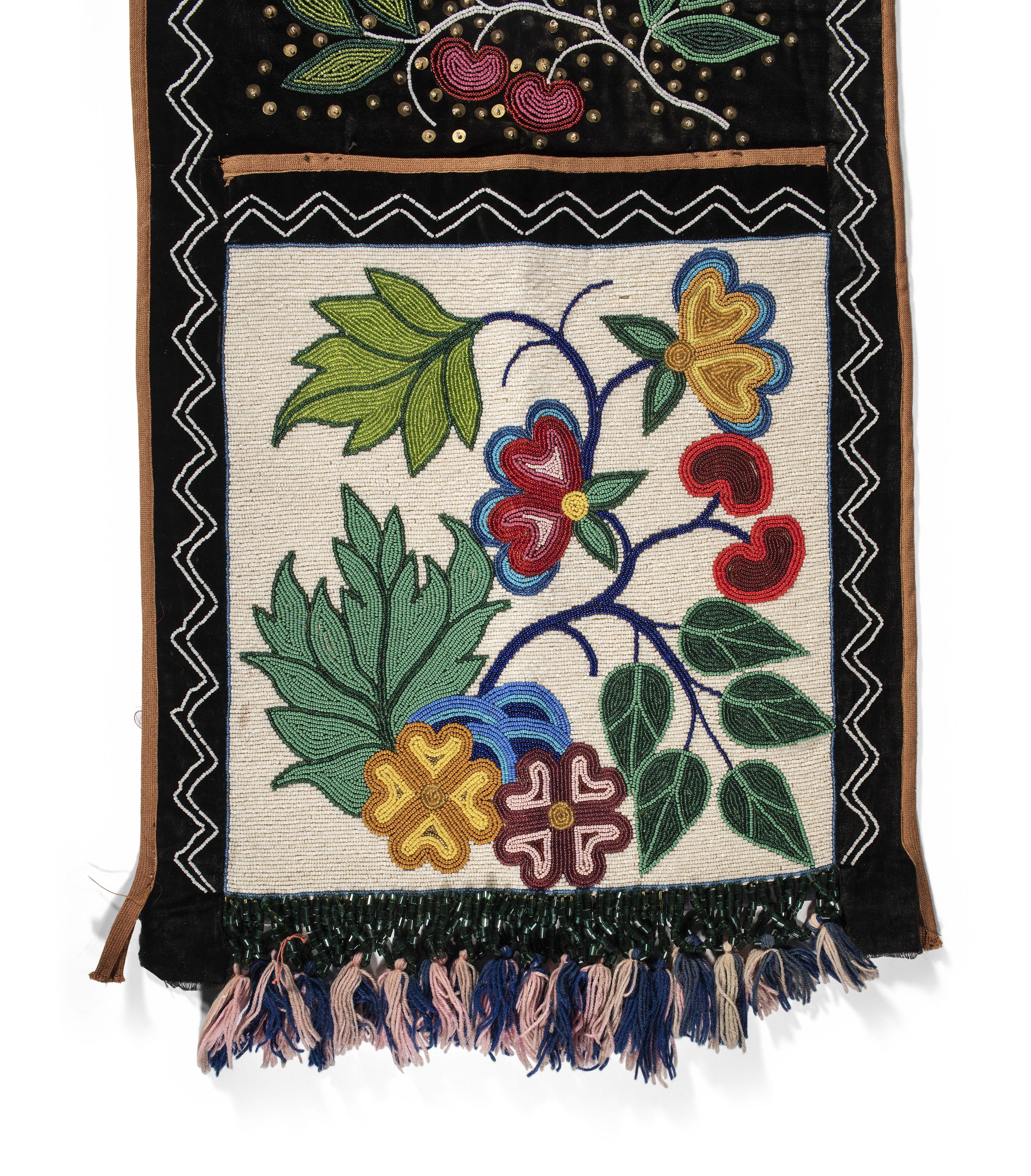 Anishinaabe Beaded Bandolier Bag