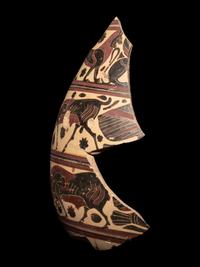 A Corinthian Black-Figured Olpe Fragment
