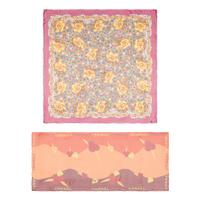 Chanel, Two Large Chiffon Scarves