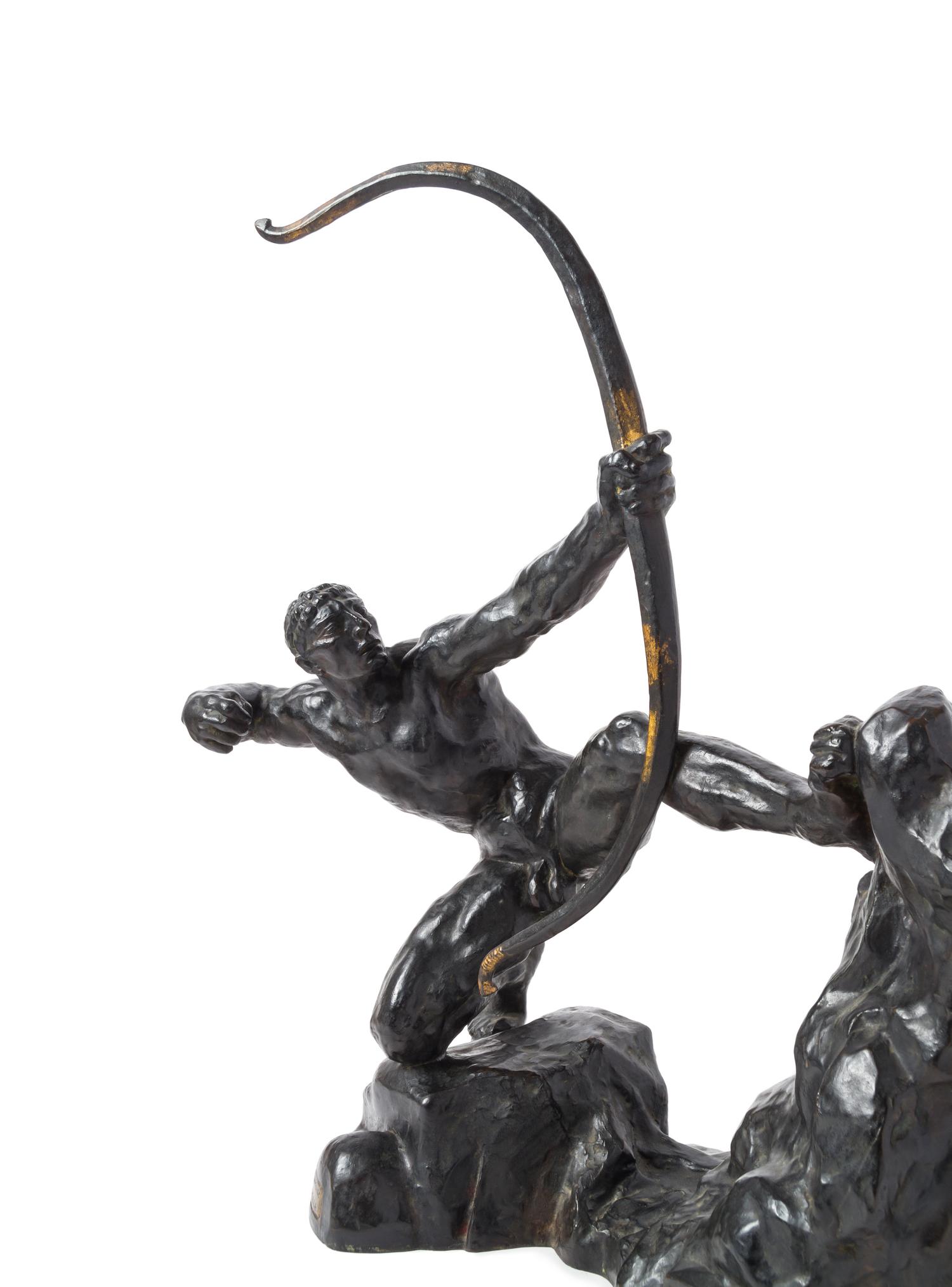 Emile Antoine Bourdelle, (French, 1861-1929), Herakles, archer
