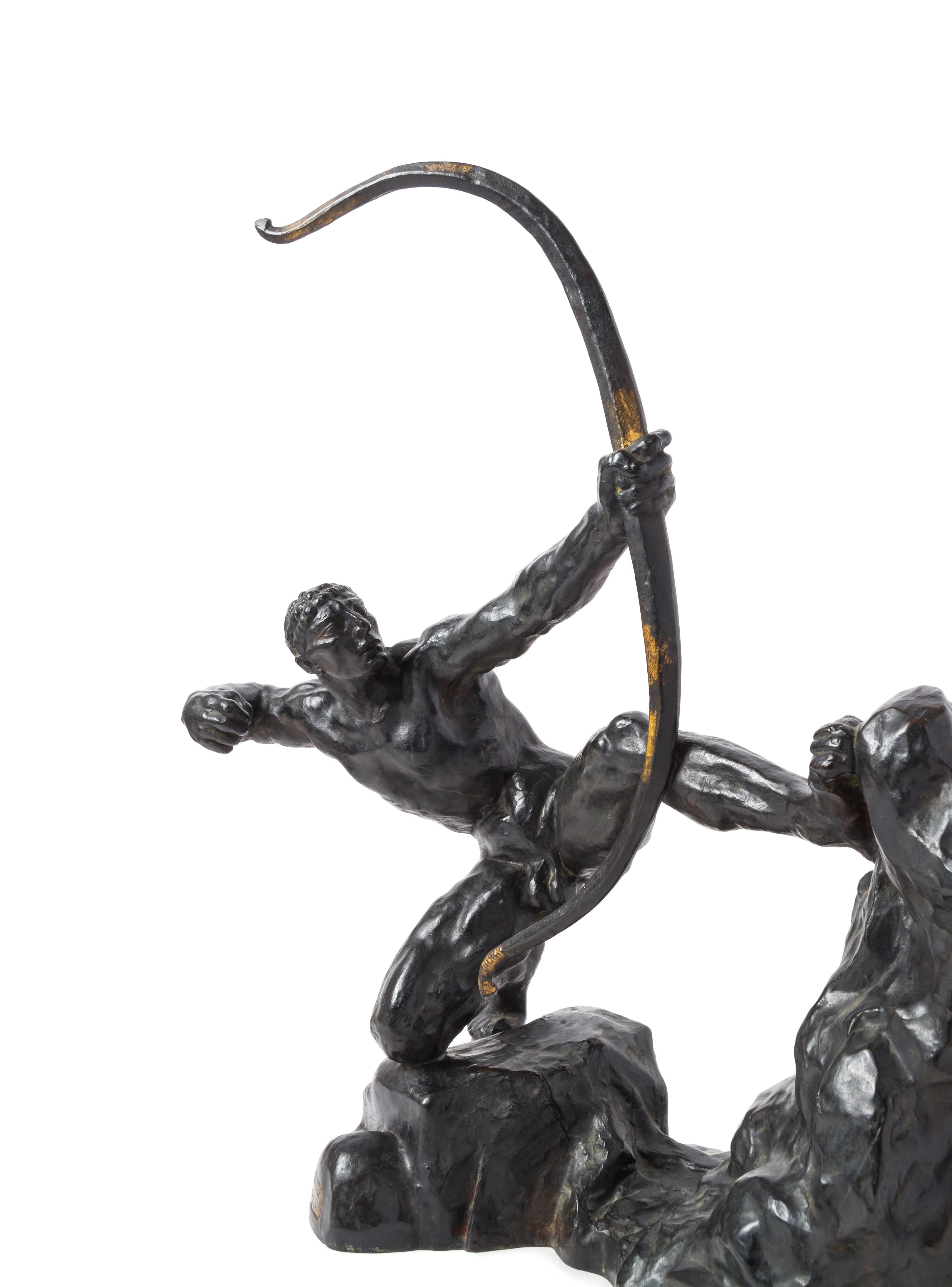 Emile Antoine Bourdelle, (French, 1861-1929), Herakles, archer
