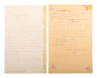 [CIVIL WAR - NAVY]. A group of 3 documents related to Captain Andrew Foote's injury arising from a wound received at Fort Donelson, comprising: