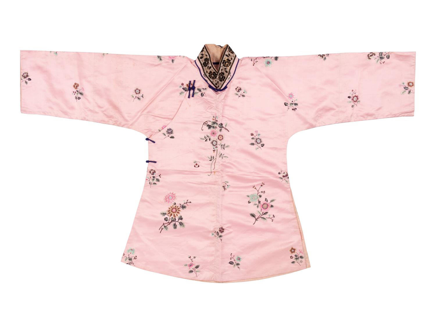 A Group of Chinese Embroidered Silk Clothes