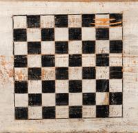 Four Decorated Wood Game Boards