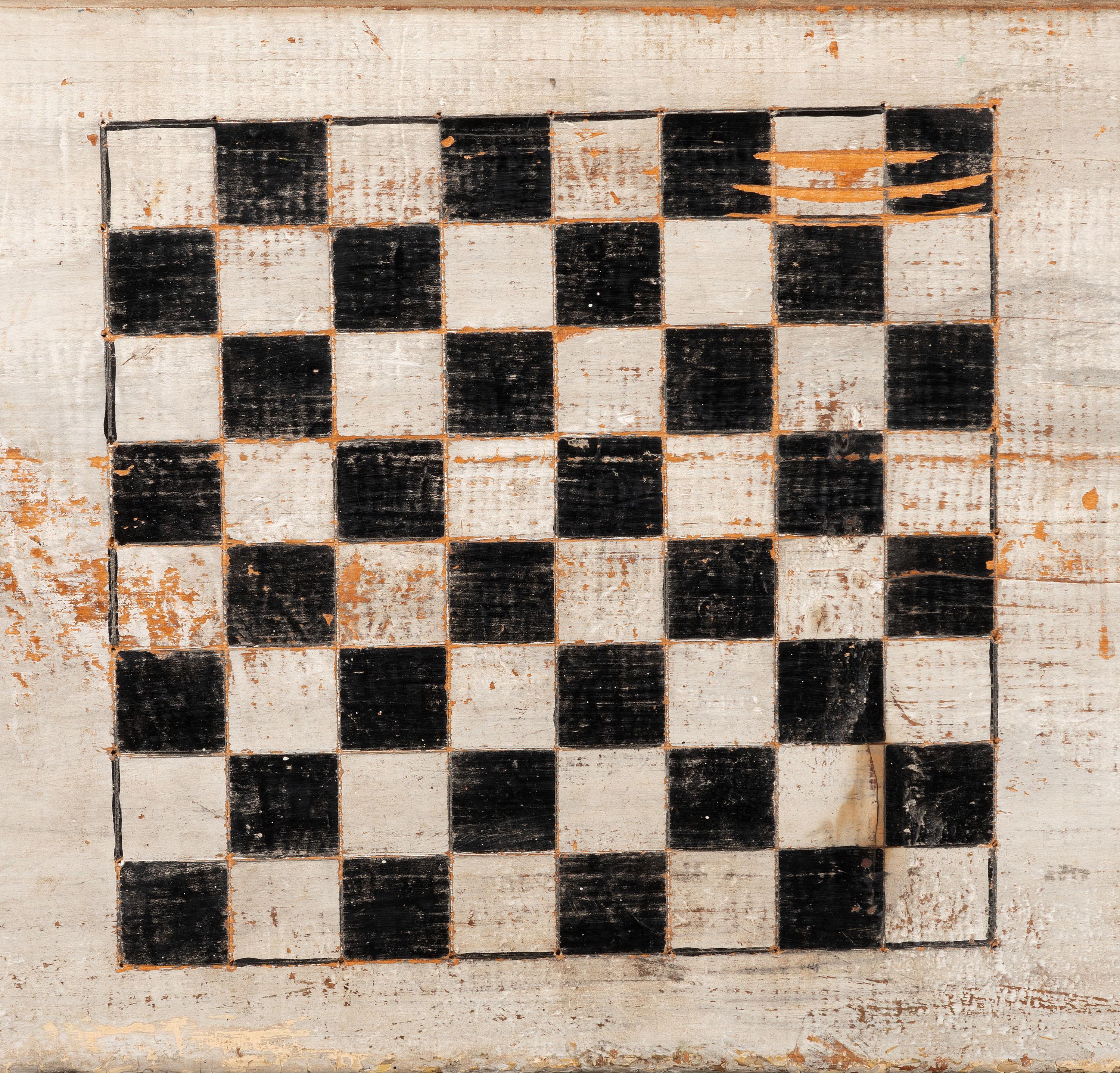 Four Decorated Wood Game Boards