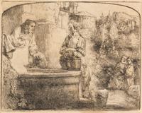 Rembrandt van Rijn, (Dutch, 1606-1669), Christ and the Woman of Samaria, 1657