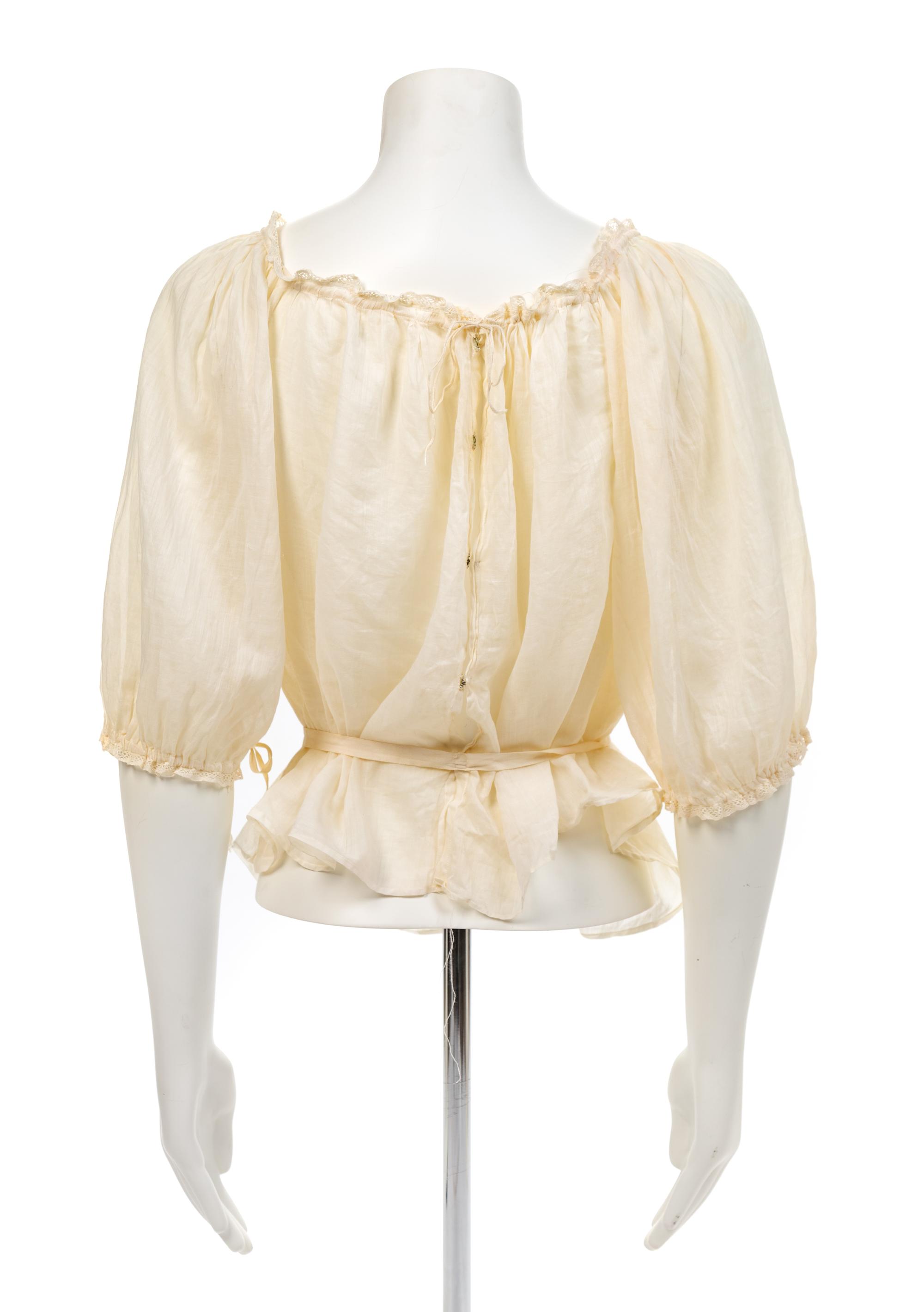 Cotton and Lace Chemise, 1900s