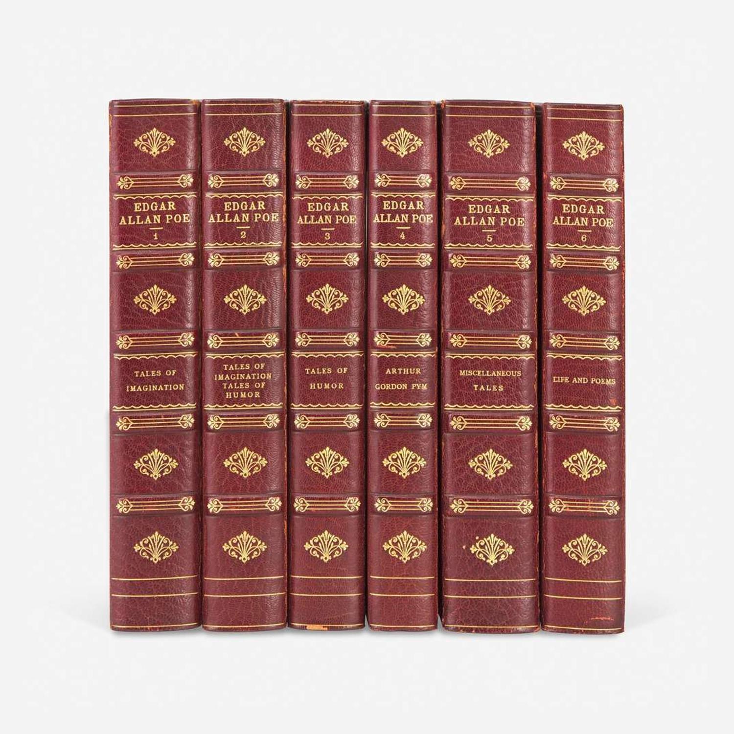 [Fine Bindings] Poe, Edgar Allan The Tales and Poems of Edgar Allan Poe with Biographical Essay by John H. Ingram