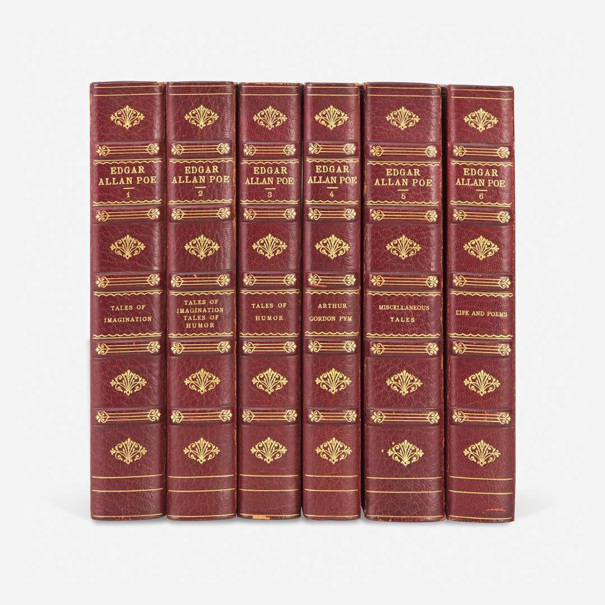 [Fine Bindings] Poe, Edgar Allan The Tales and Poems of Edgar Allan Poe with Biographical Essay by John H. Ingram