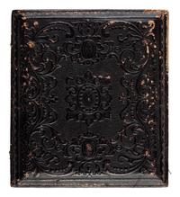 [MILITARIA]. A group of 2 daguerreotypes of militiamen, comprising: