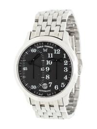 CARLO FERRARA, REF. 2200 STAINLESS STEEL 'REGULATORE' WRISTWATCH