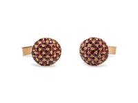GARNET CUFFLINKS