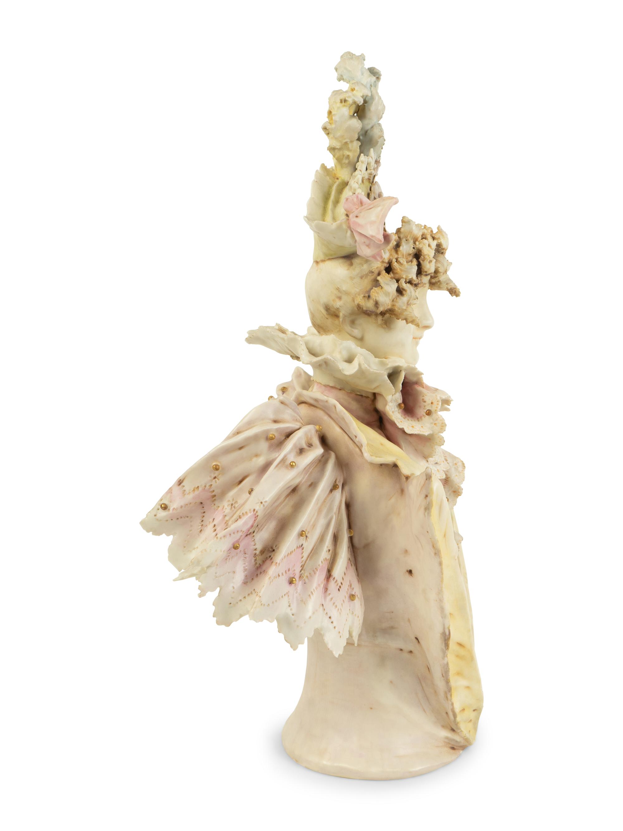 A Teplitz Pottery Bust — EARLY 20TH CENTURY
