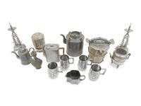 14 Chinese Pewter Wares