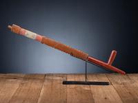 Sioux Quilled Pipe Stem, with Catlinite Bowl