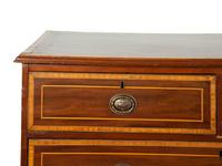 A Federal Style Mahogany and Satinwood Chest of Drawers