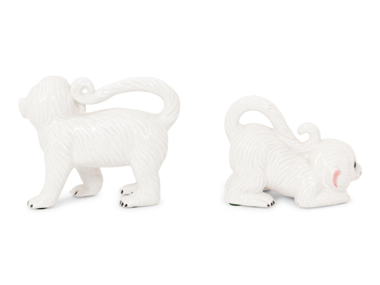 A Group of Five Italian Ceramic Animal Figures