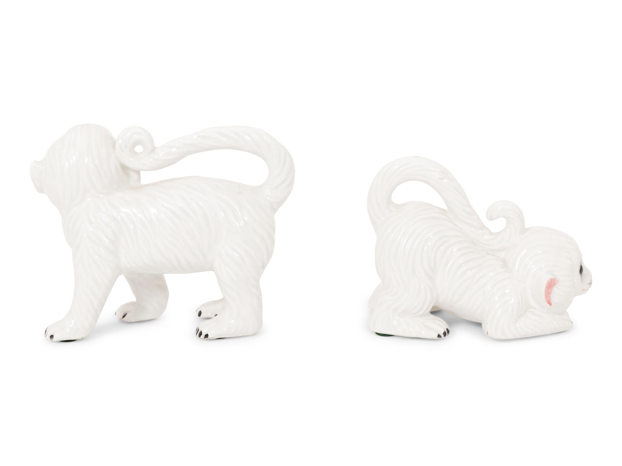 A Group of Five Italian Ceramic Animal Figures