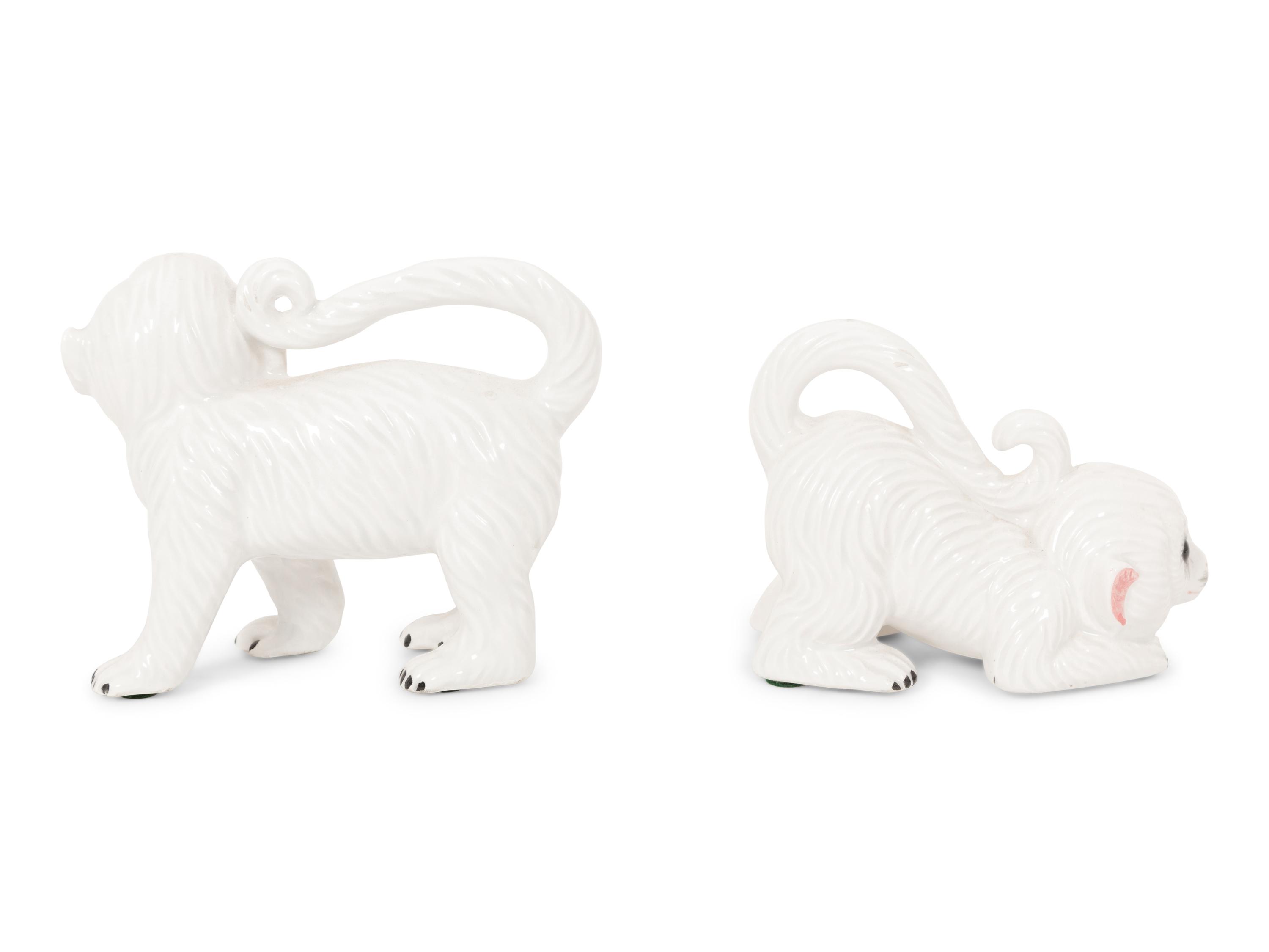 A Group of Five Italian Ceramic Animal Figures