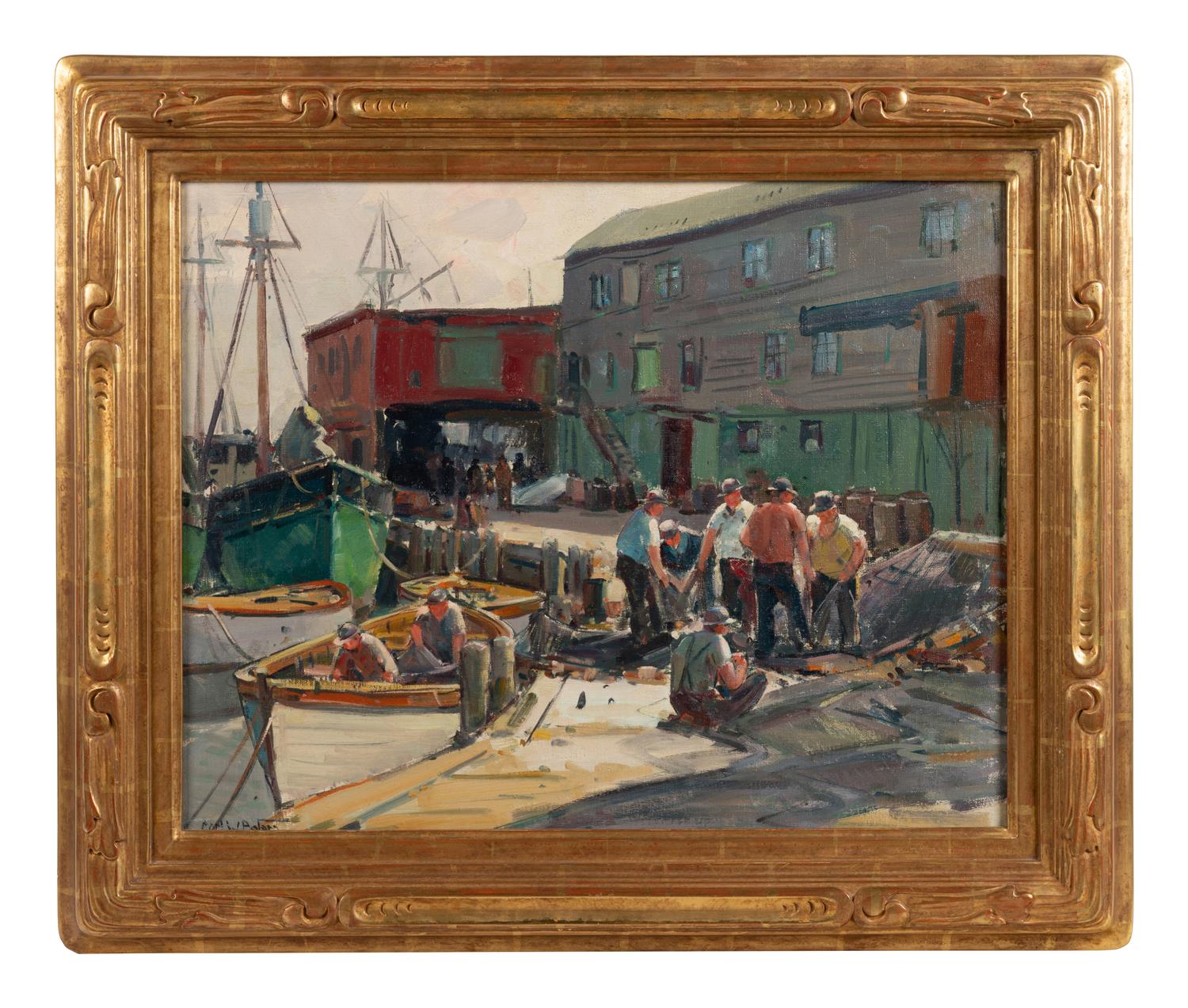 Boat Repairs at the Harbor
