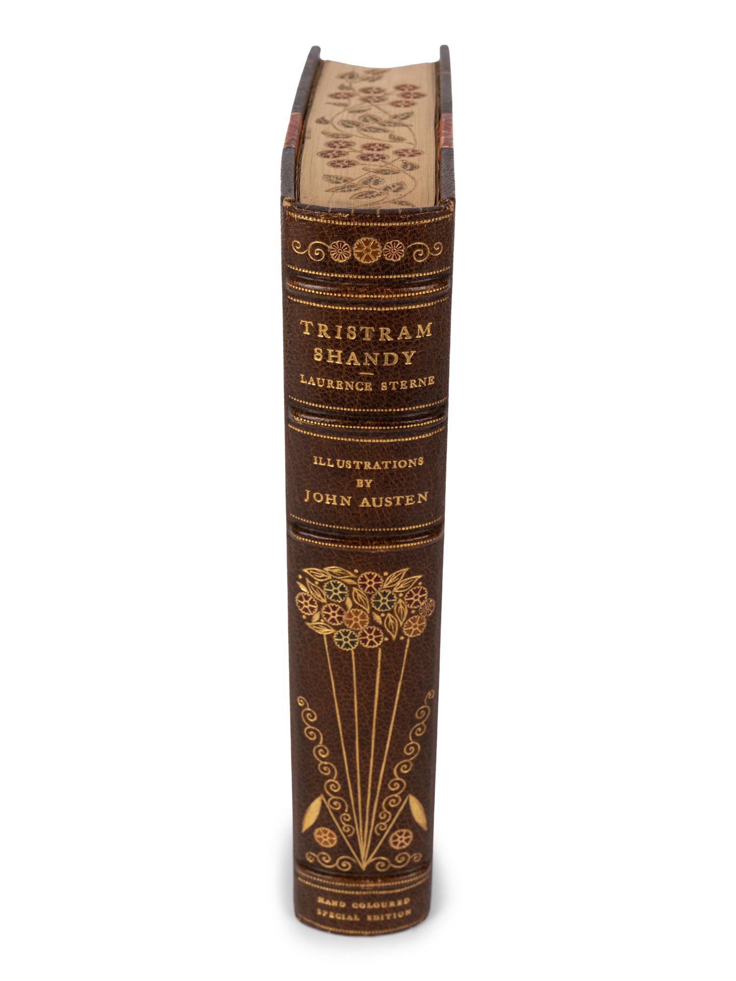 [BINDING -- CUNEO FINE BINDING STUDIO]. STERNE, Laurence (1713-1768). The Life and Opinions of Tristram Shandy . London and New York: John Lane Bodley Head Limited and Dodd, Mead and Company, 1928.