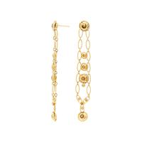 H. STERN, YELLOW GOLD, COLORED DIAMOND, AND DIAMOND EARRINGS